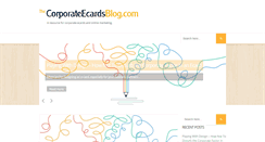 Desktop Screenshot of corporateecardsblog.com