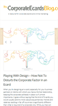 Mobile Screenshot of corporateecardsblog.com