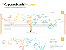 Tablet Screenshot of corporateecardsblog.com